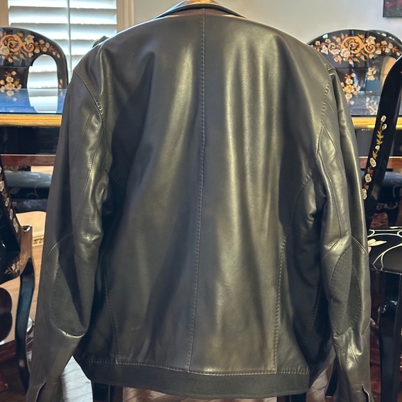 Kiton Lambskin Jacket / Custom Order Mens SZ 50 / 40R US - Picture 12 of 15